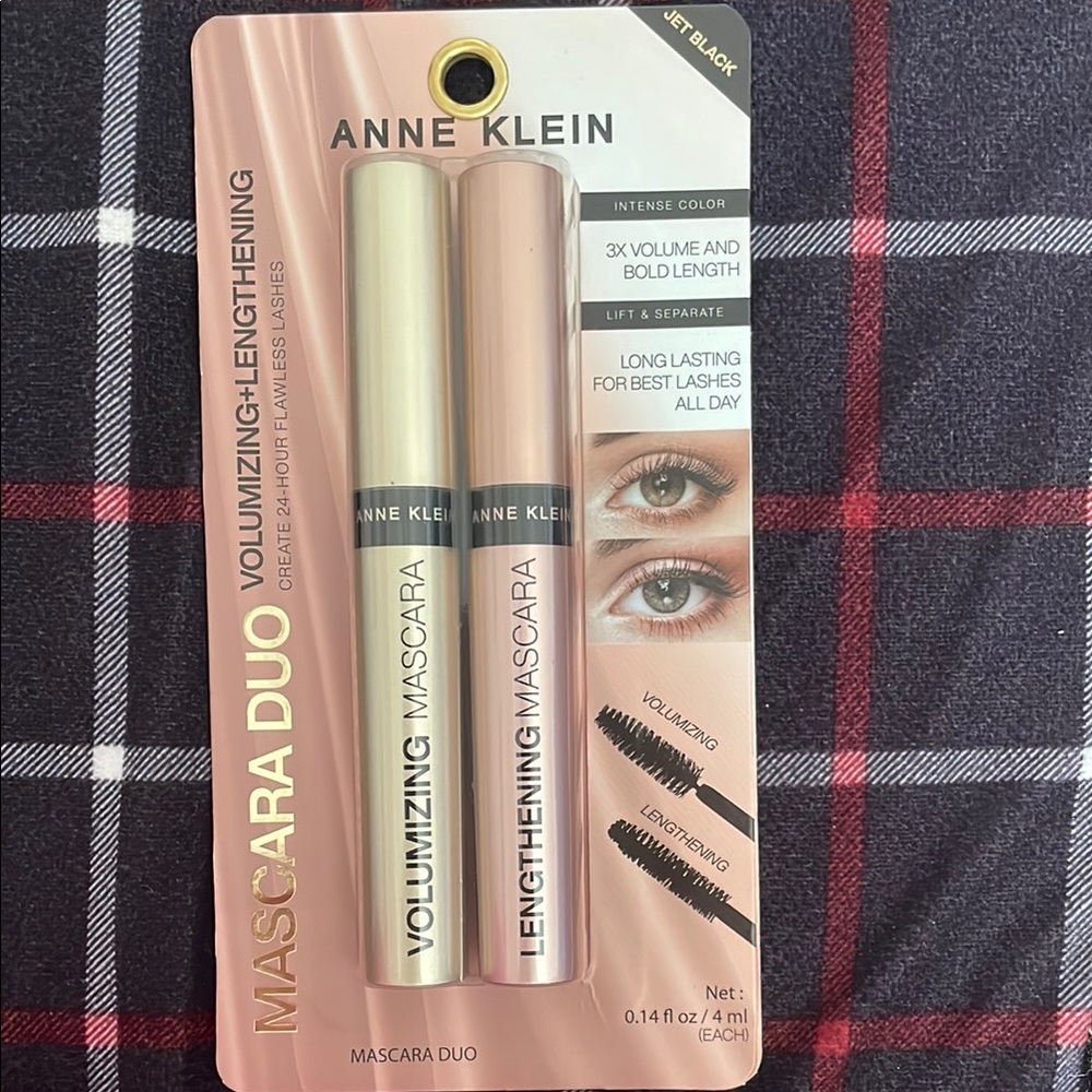 Anne Klein Volumizing and Lengthening Mascara Duo - Jet Black